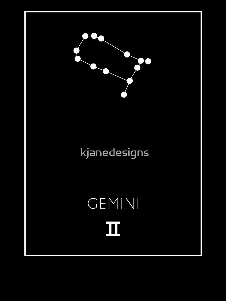Gemini Zodiac Sign by kjanedesigns