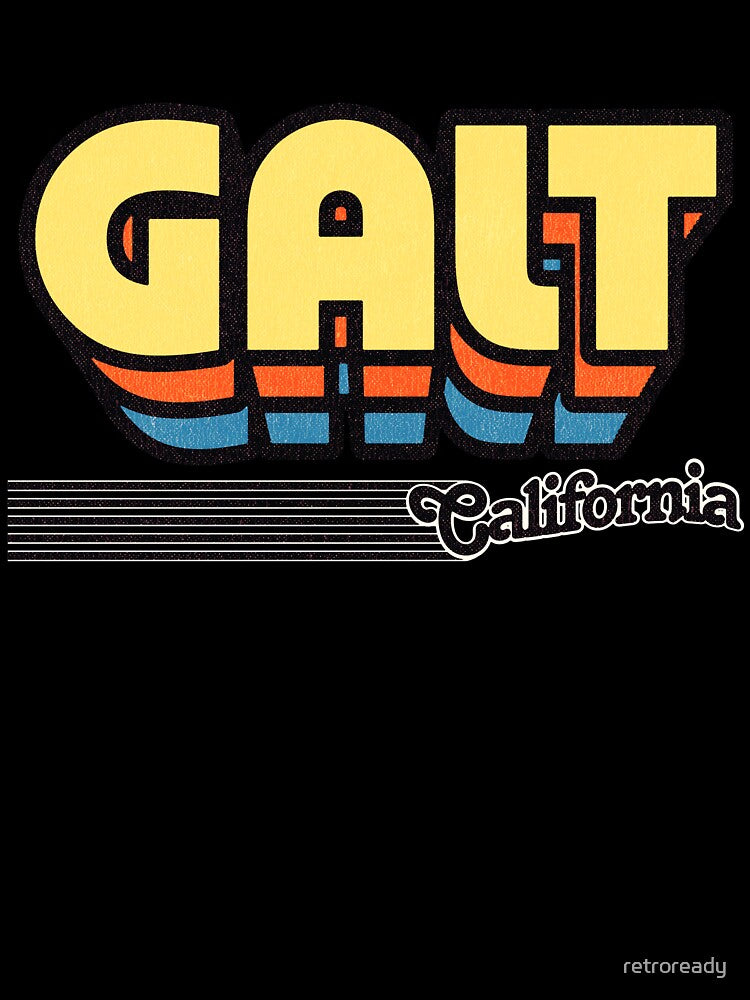Galt, California | Retro Stripes by retroready