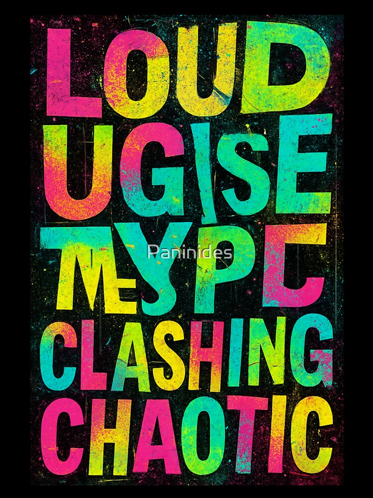 Loud & Messy Chaos by Paninides