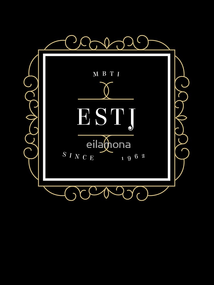 ESTJ Ornamental Insignia (dark) by eilamona
