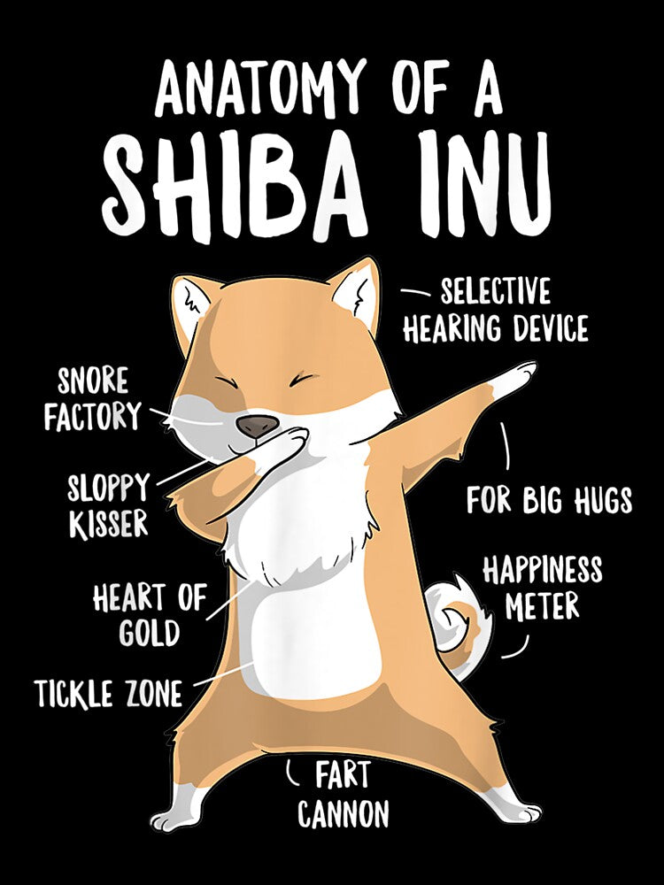 Anatomy Shiba Puppy Owner Funny Cute by caral8