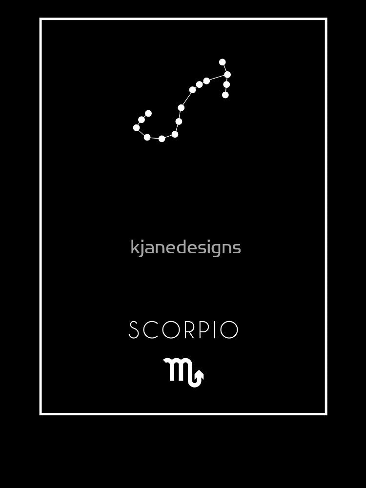 Scorpio Zodiac Sign by kjanedesigns