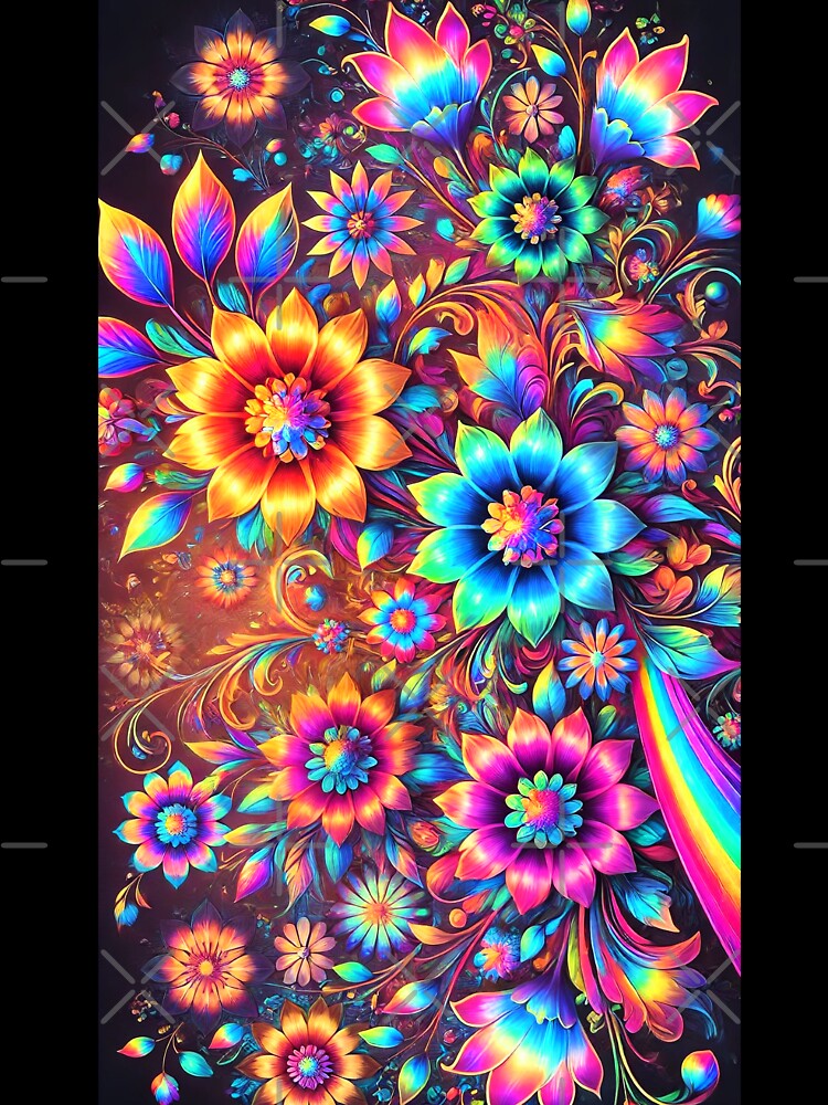 Blooming Neon Dreams by WheelieGdArt