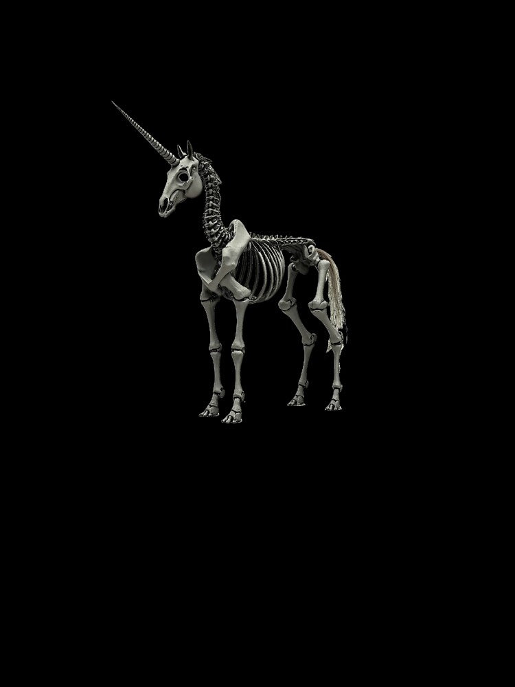 Unicorn skeleton by Inklivion