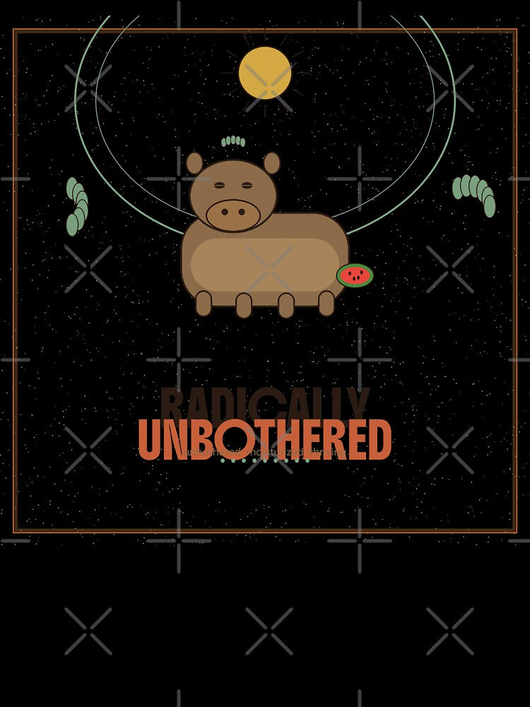 Radically Unbothered Capybara Zen Mode by FlamaC