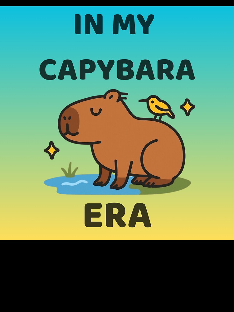 In My Capybara Era - Blue and Yellow Ombré by Lotus Love Tarot