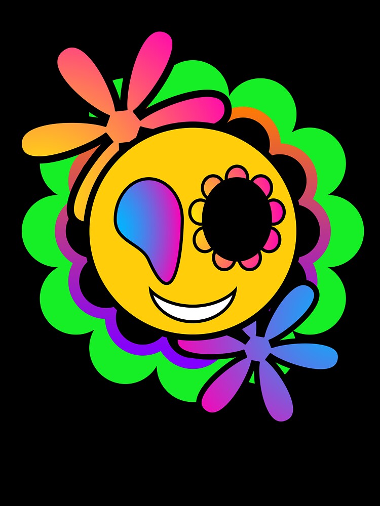 Trippy Flower Emote by starma