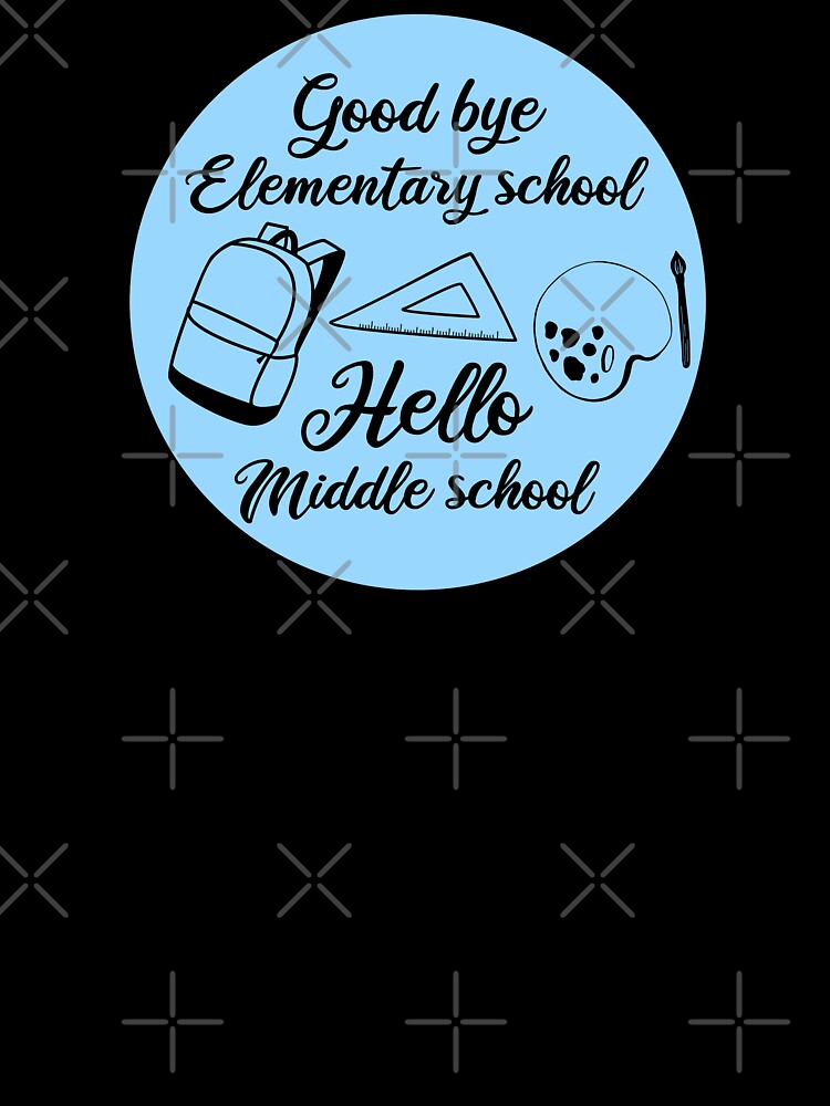 Hello middle school graduation elementary school by GoranDesign