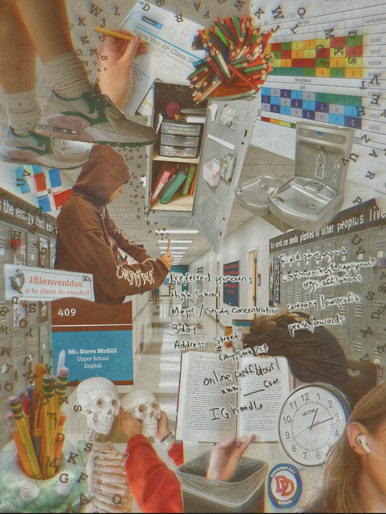 School Collage by emisnotcold