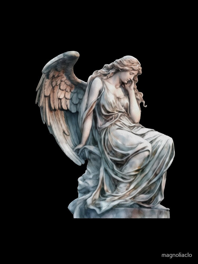 SAINT ANGEL STATUE design graphic tee by magnoliaclo