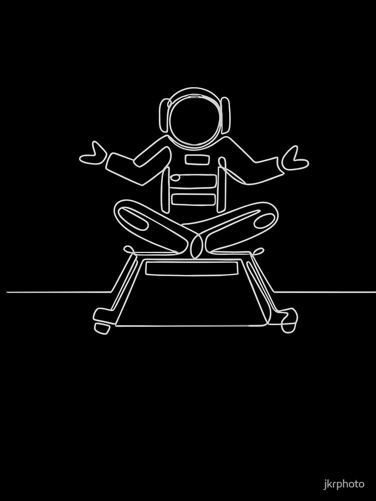 Chair Yoga astronaut by jkrphoto