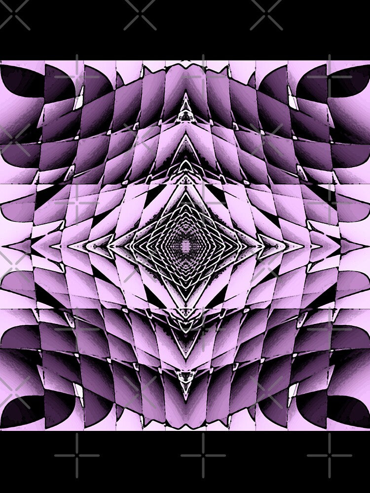 Beautiful Cushions/ Pattern Purple Diamonds by ozcushionstoo