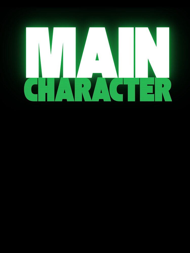 Main character aesthetic typography by CleanDecor