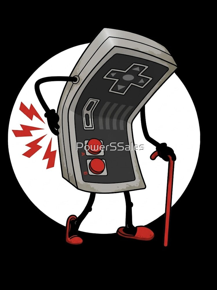 Retro Game Controller Funny Gamer Shirt by PowerSSales
