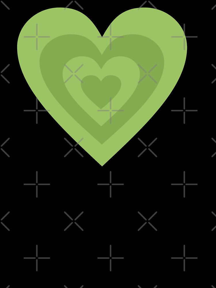Matcha green heart by Cosmic Detour