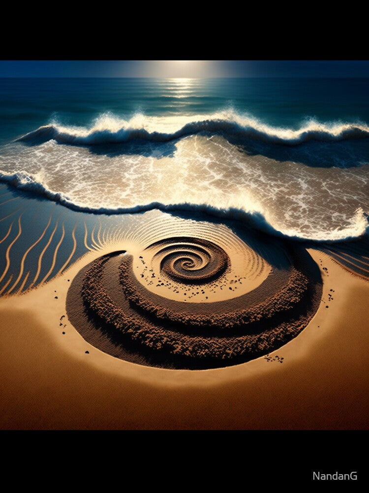 Meditate on Life's Beauty by the Ocean by RetComly