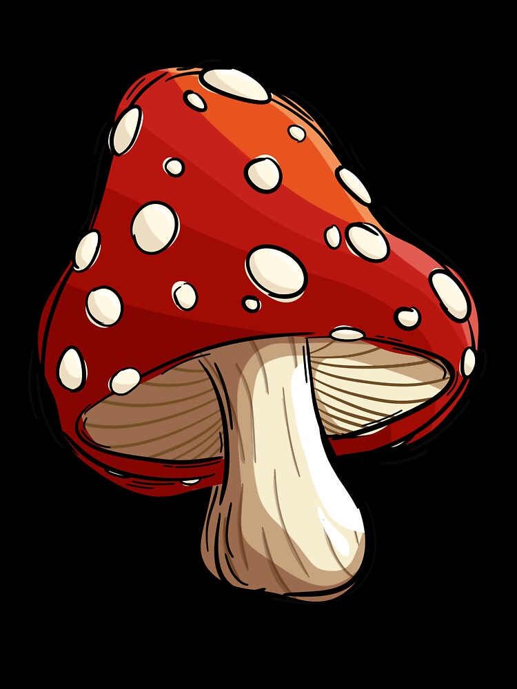 Forest Mushroom Illustration by TSPWVDesigns