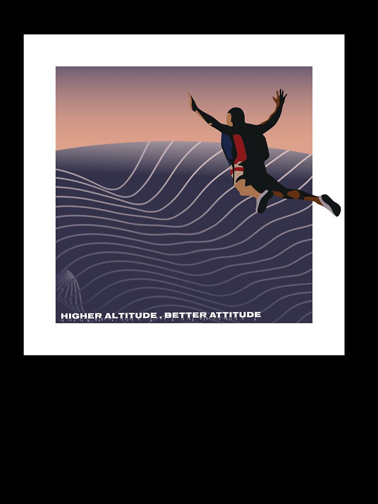 Higher Altitude Better Attitude Adventure Hiking by RKDesignVault99