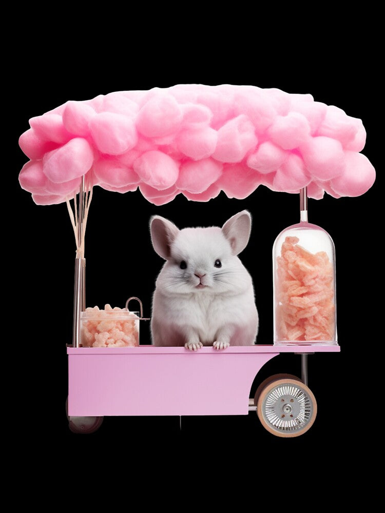 Chinchilla Cotton Candy Vendor by yourfavdraw