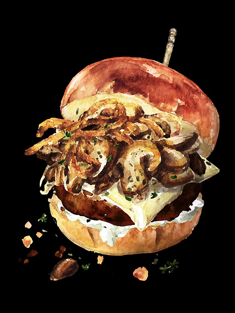 Mushroom Beef Burger by HarryJo1525017