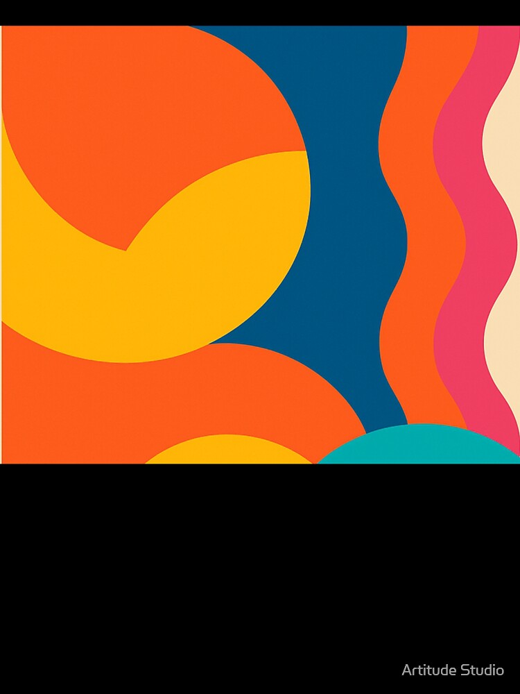 Retro Pop Abstract – Vibrant Design for Bold Living by Artitude Studio