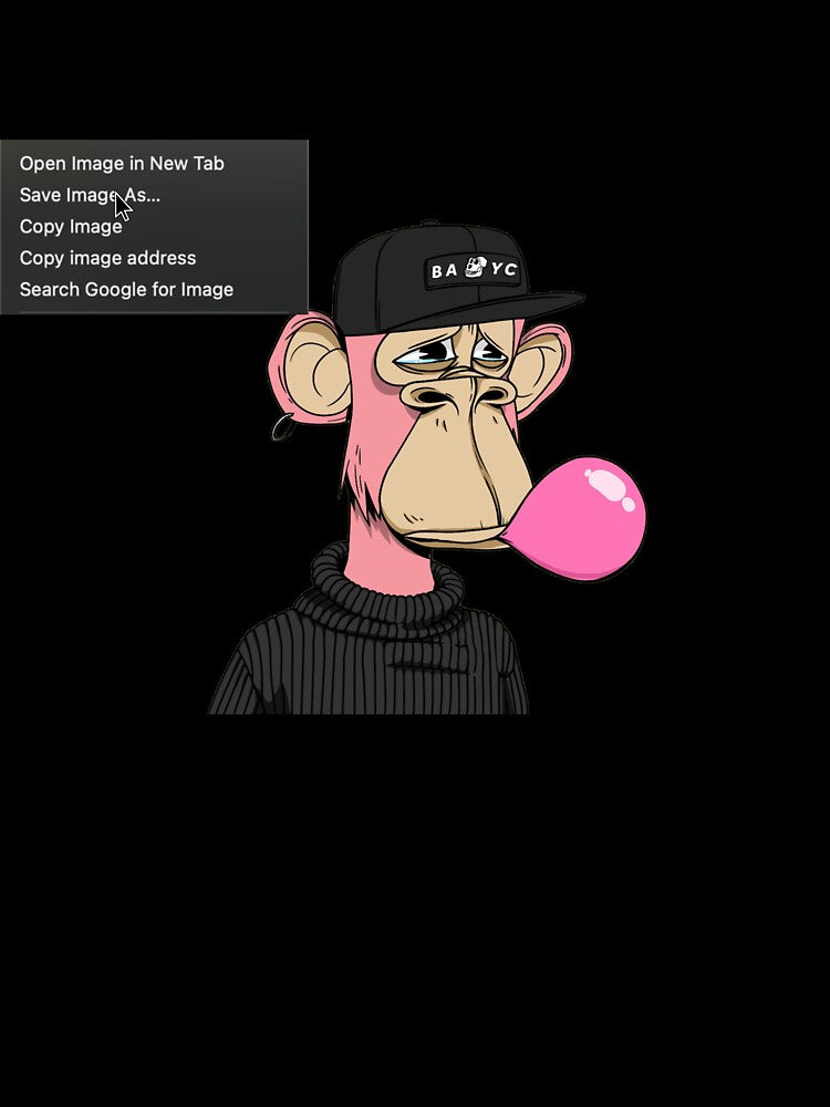 I STOLE THIS NFT monkey by chilly2370