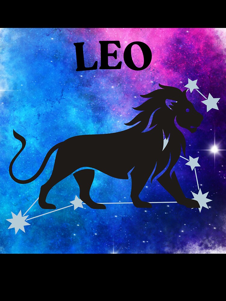 Zodiac Sign - Leo Line Art Illustration by Dragon-Act-Art