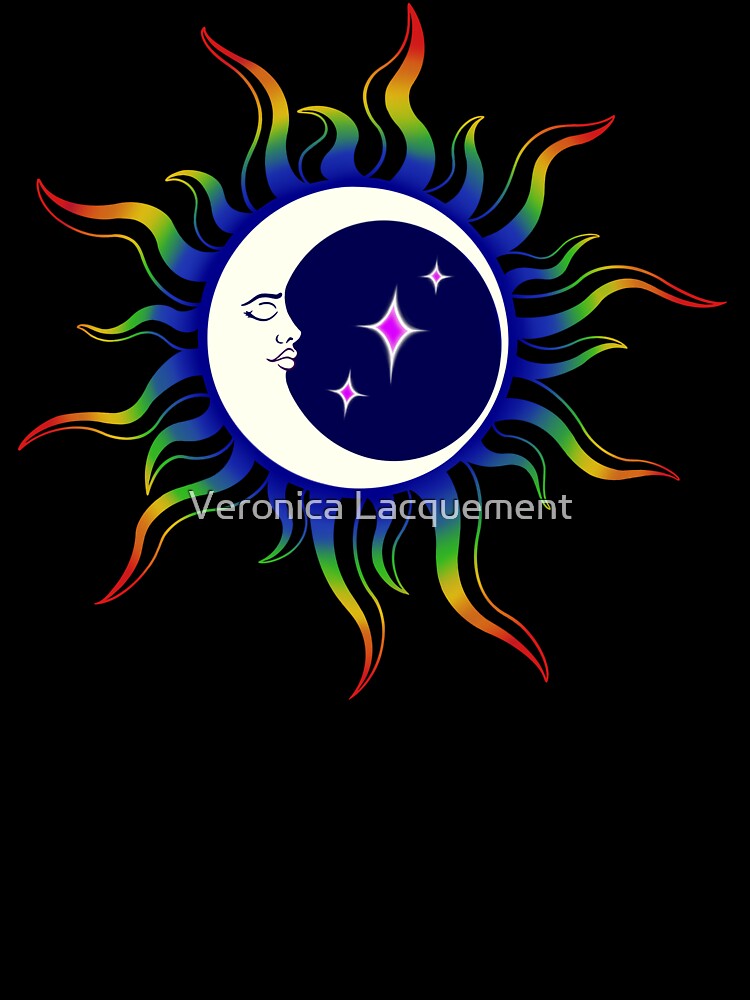 The Sun, Moon, and Stars - Rainbow by Megapixie Magic