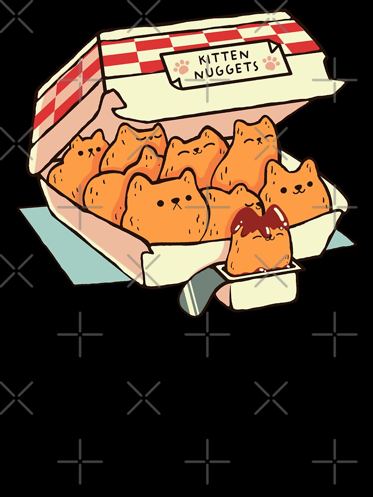 Kitten Nuggets Fast Food Cat by Tobe Fonseca by Tobe Fonseca®
