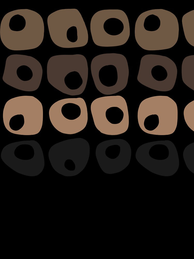 Abstract Organic Shapes Pattern – Earth Tone Aesthetic by Barelythere2324