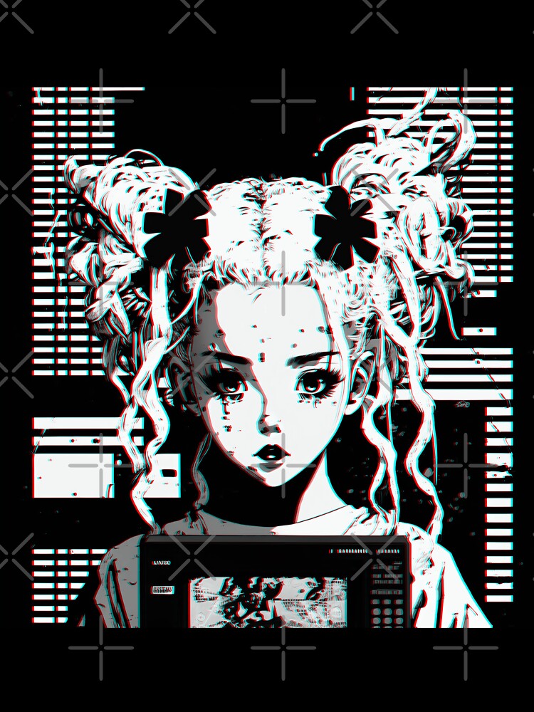 Imprisoned By Technology - Retro Kawaii Anagraphy by Star_