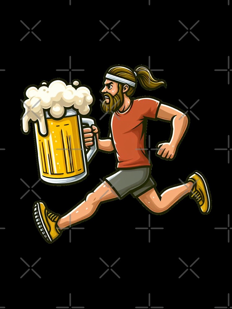 Beer Running -  Whimsical by Shtex