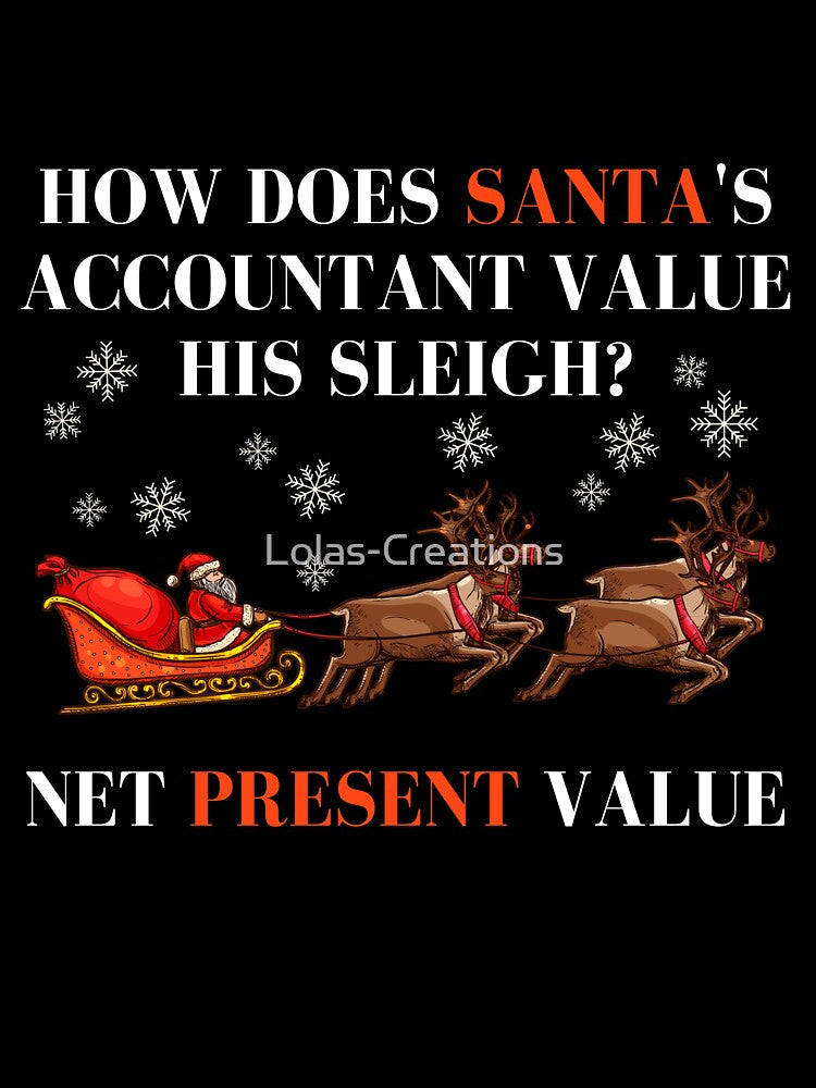 Christmas Accounting Pun by Lolas-Creations