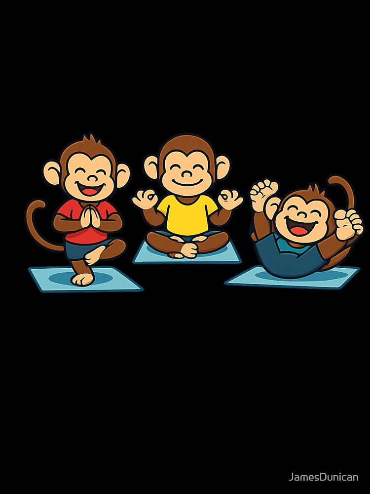 Monkey yoga meditation by JamesDunican