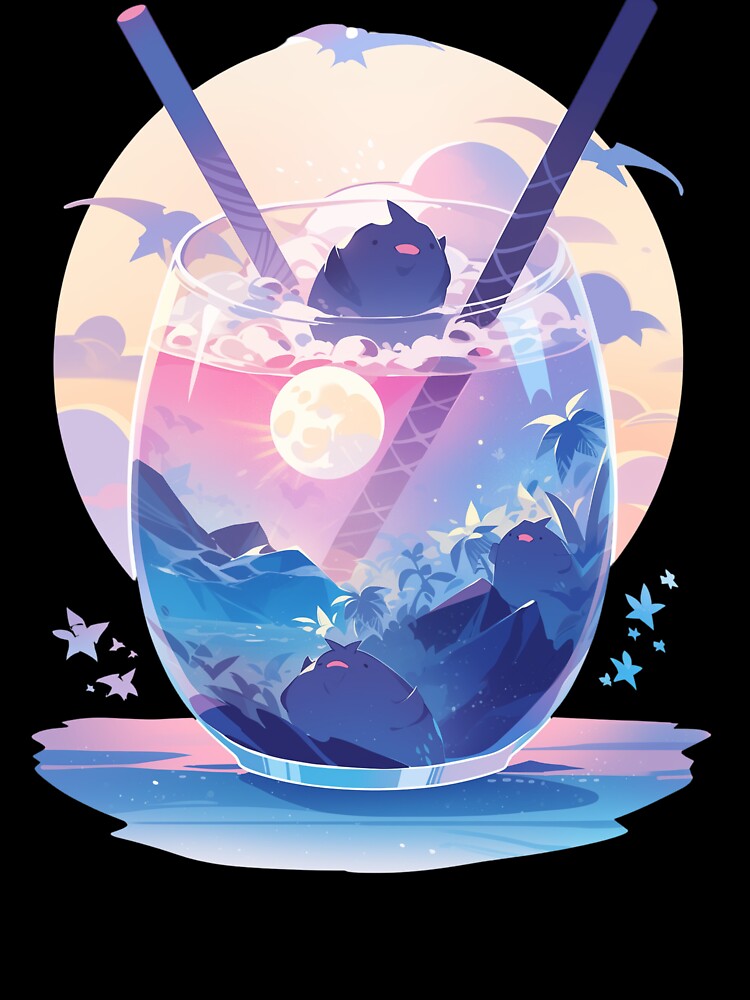 Tea in the Stars: A Boba Tea Lover's Dream by kitidach-create