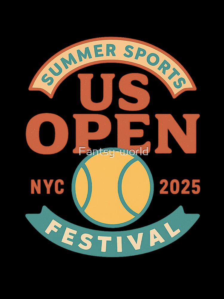 Retro NYC Tennis Festival 2025 – Summer Sports Vintage Design by Fantsy-world