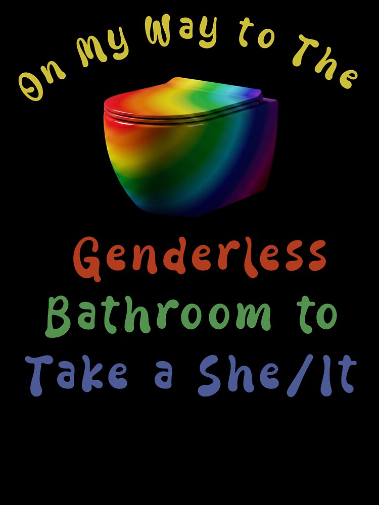 On My Way to The Genderless Bathroom to Take a She/It by Margerita23