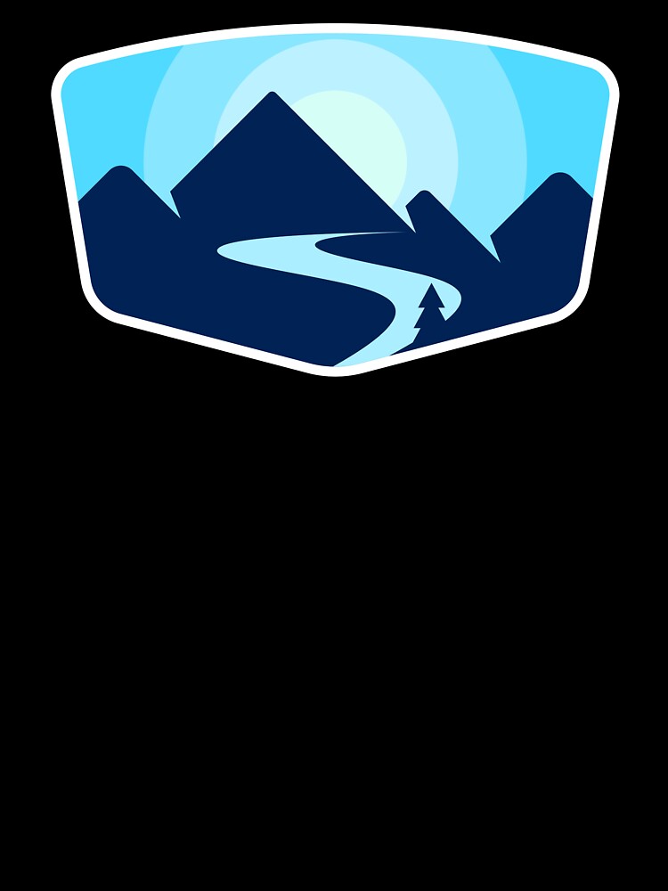 Minimalistic Mountains Monochrome Logo by ClovenPavn