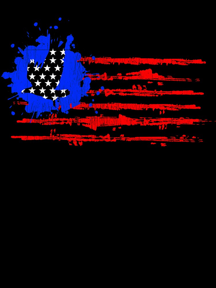 USA Flag | American Eagle T-Shirt for Men and Women by AllStarMerch