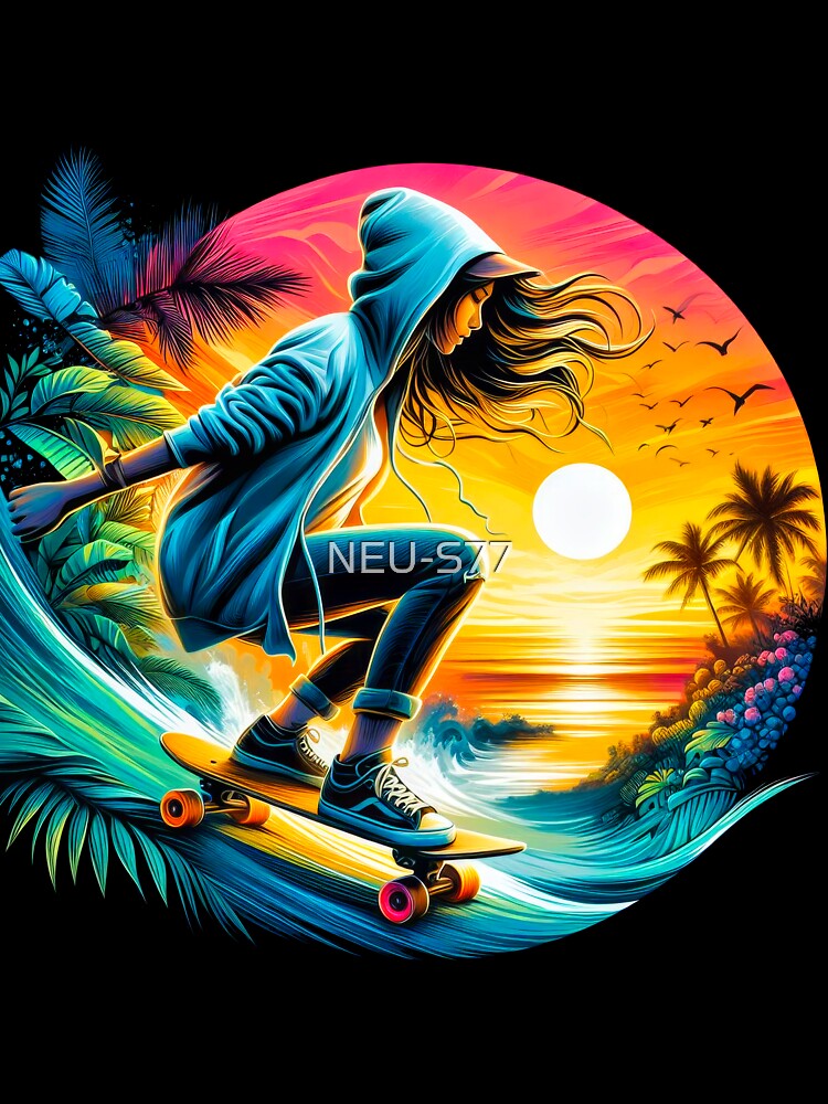 Skater Girl by NEUMANN ArtWear Boutique
