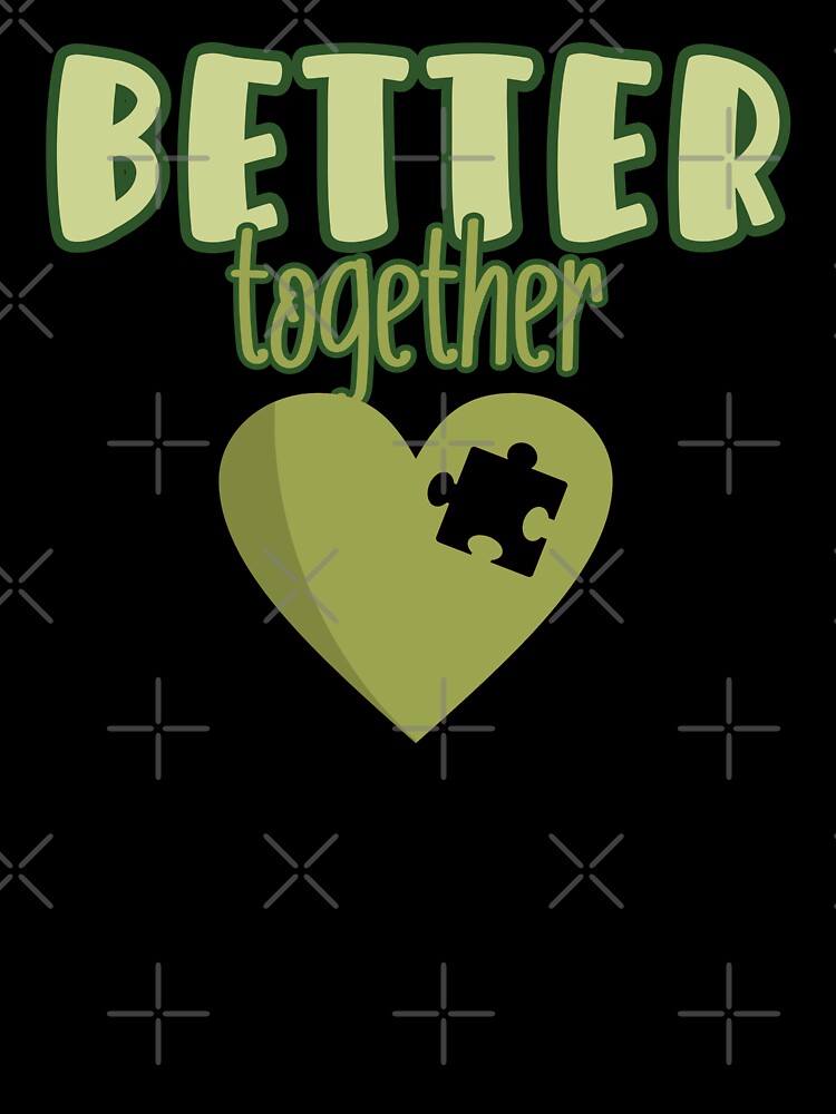 Better Together, Couples Matching Outift, 2 Years Together Anniversary by DiensDesign