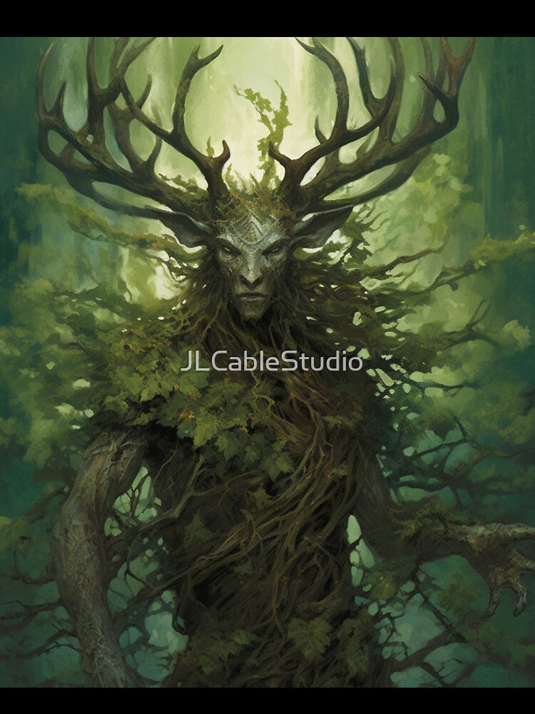 Leshy: Guardian Spirit of the Slavic Forests by JLCableStudio