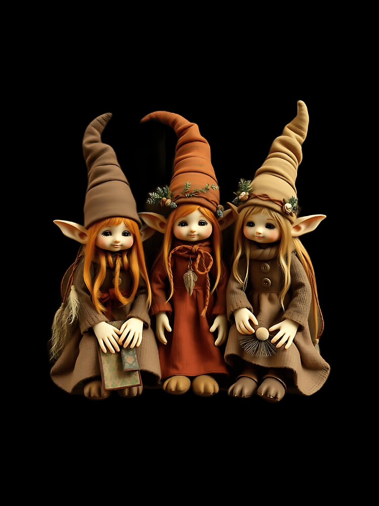 Earthy Toned Folklore Elves by sharon1210
