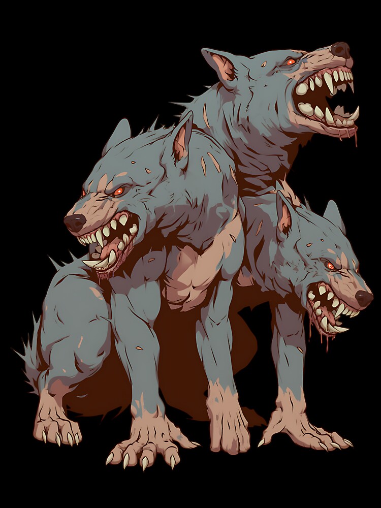 Legendary Creatures: Cerberus Hellhound Guardian by bapupa