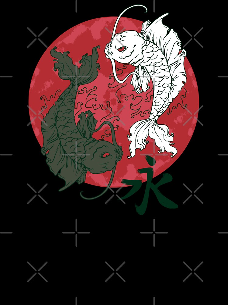 Japan Koi Carp Trend Design Stylish Asian by Galaxy-Corner