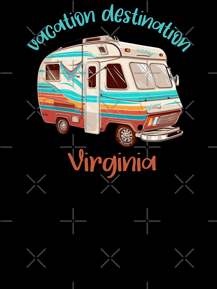 Vacation Destination Virginia T-Shirt by MarqisStudio