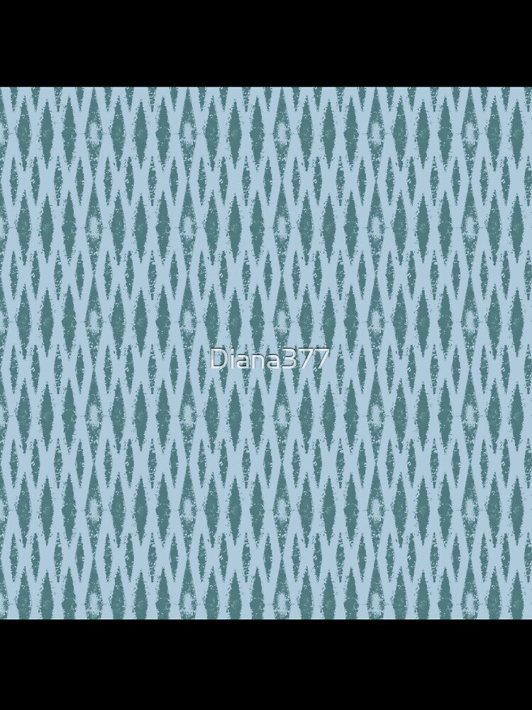 Blue Diamond Stencil Pattern by Diana377