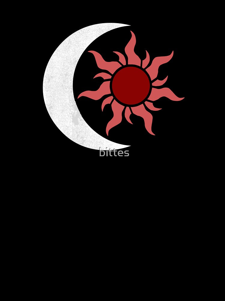 Red Sun and Silver Moon by bittes