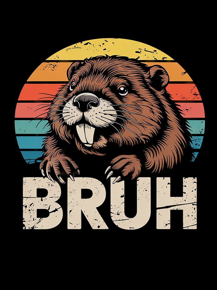 Funny Meme Capybara Bruh For Boys Girls Men Women 6 by InspiredFoul