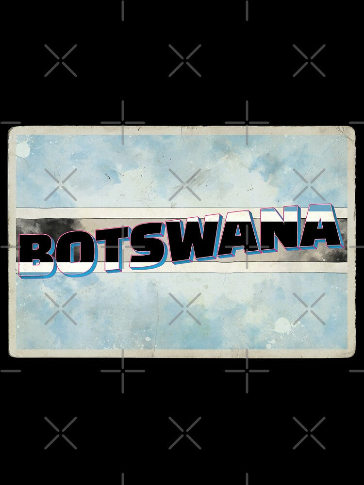 Botswana Vintage style retro souvenir by DeveloperProp0